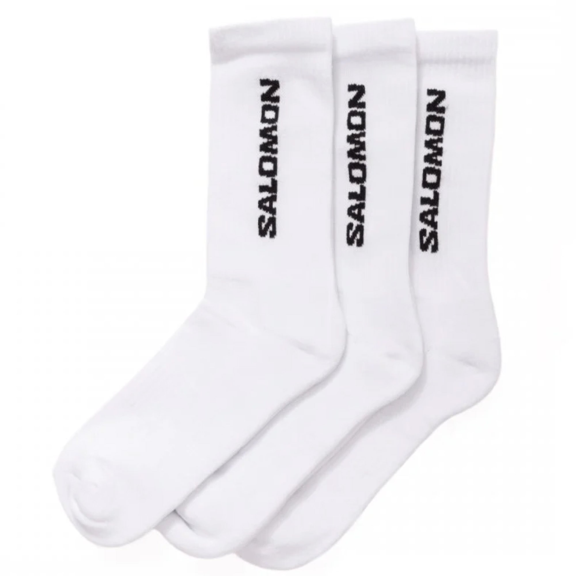 Salomon Everyday Crew Socks 3-Pack White