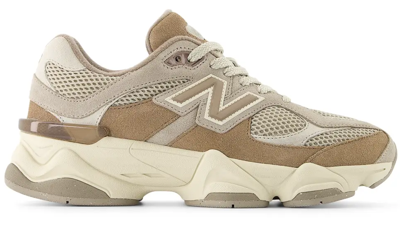 New Balance 9060 Big Kid 'Mushroom Arid Stone