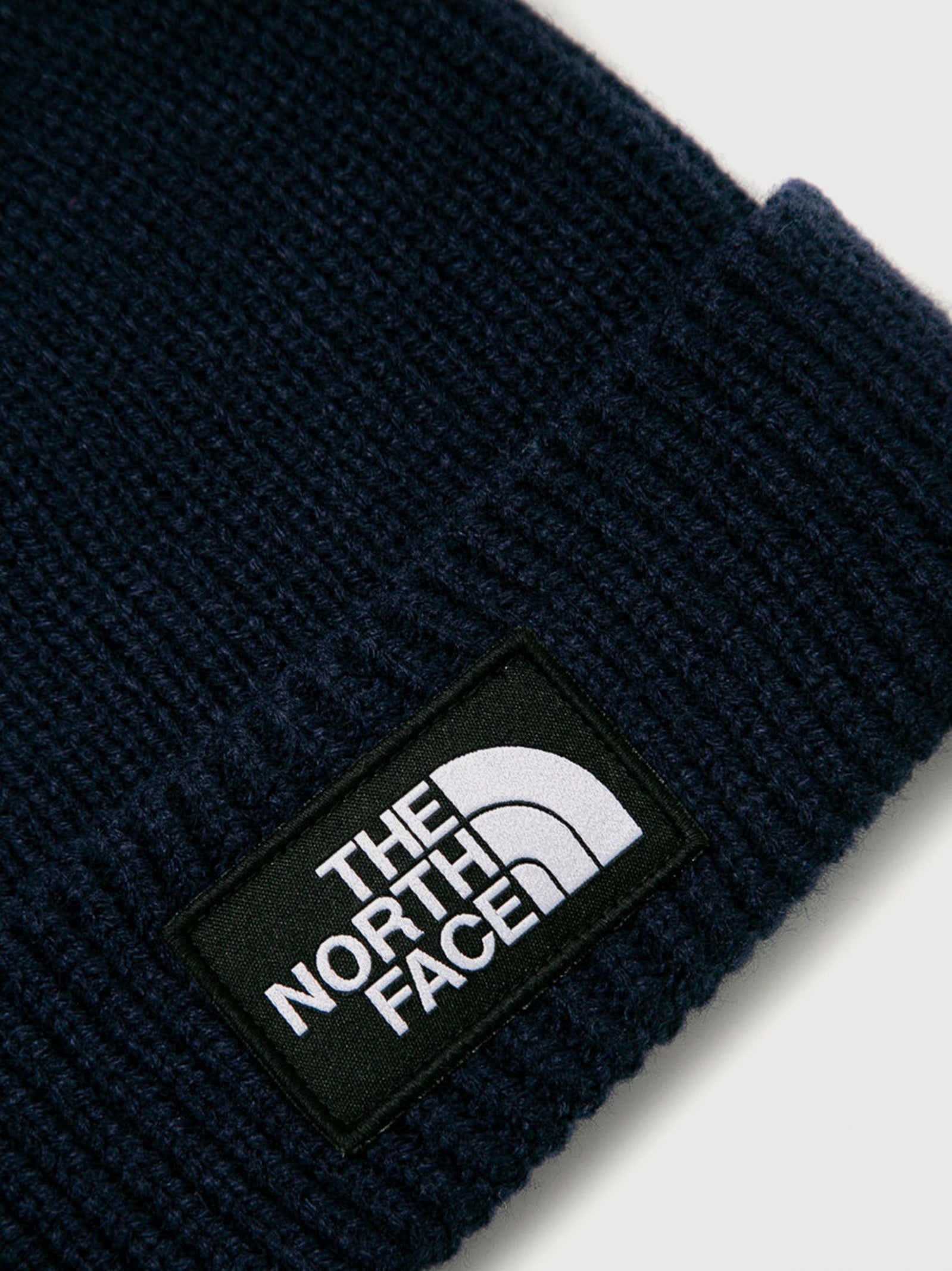 The North Face Logo Box Cuffed Navy