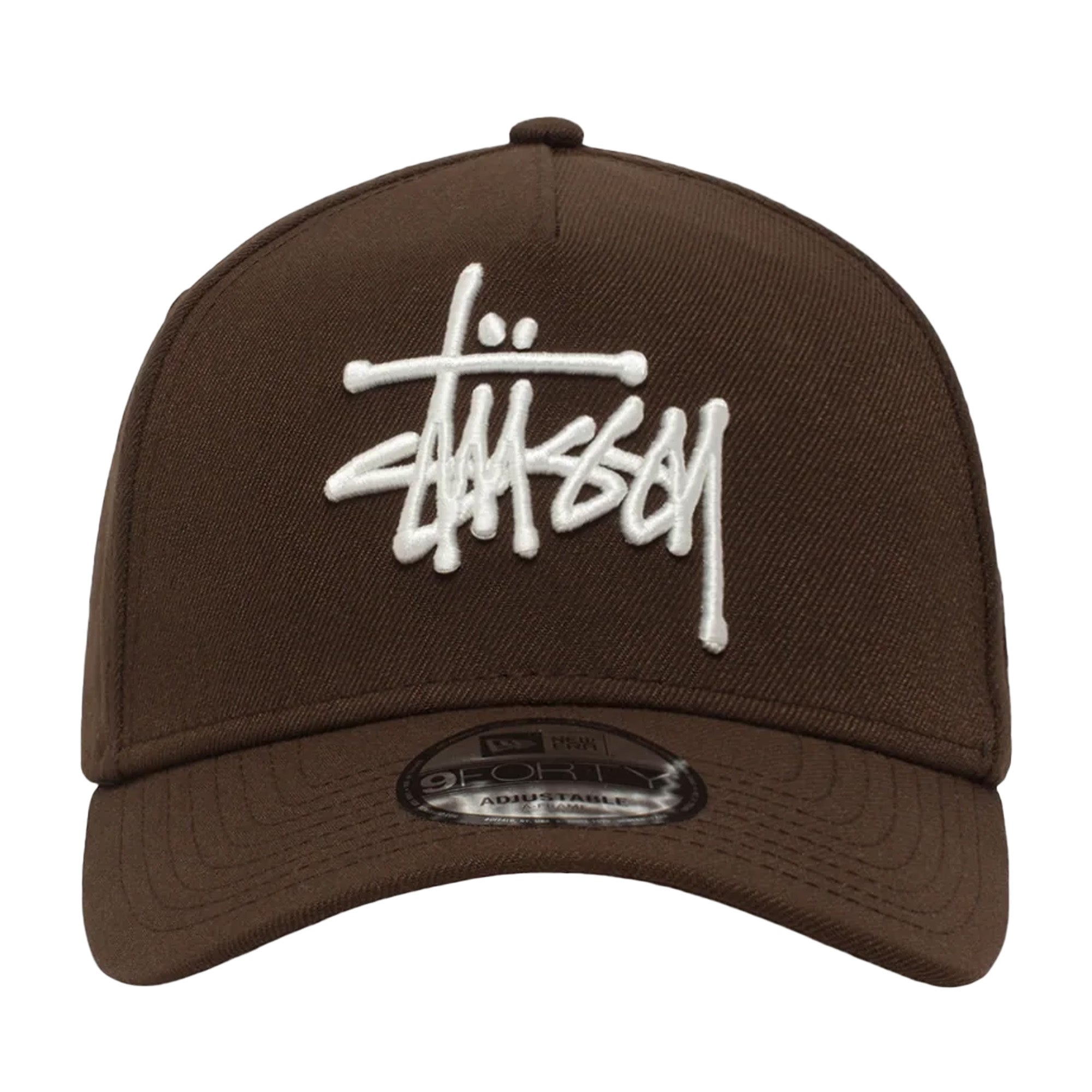 Stussy New Era 9FORTY Strapback Brown