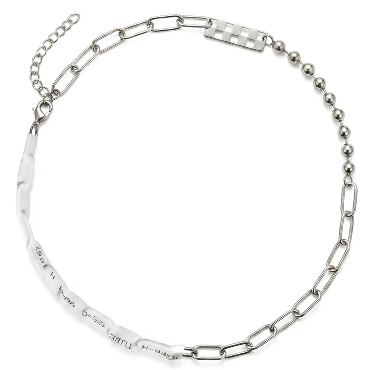 Alchevsque Rubbered Chain WHITE