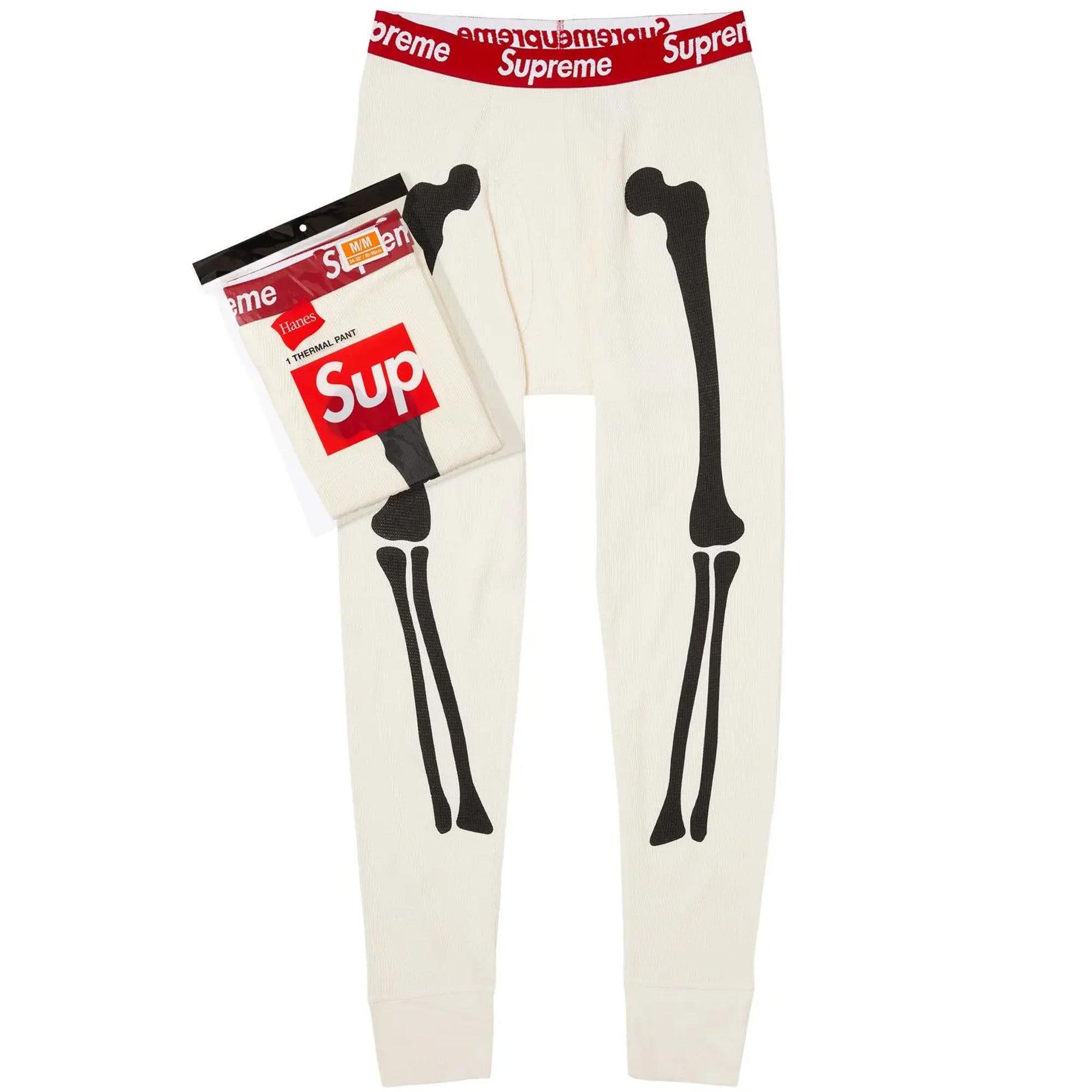 Supreme x Hanes Bones Thermal Pant (1 Pack) 'Natural'