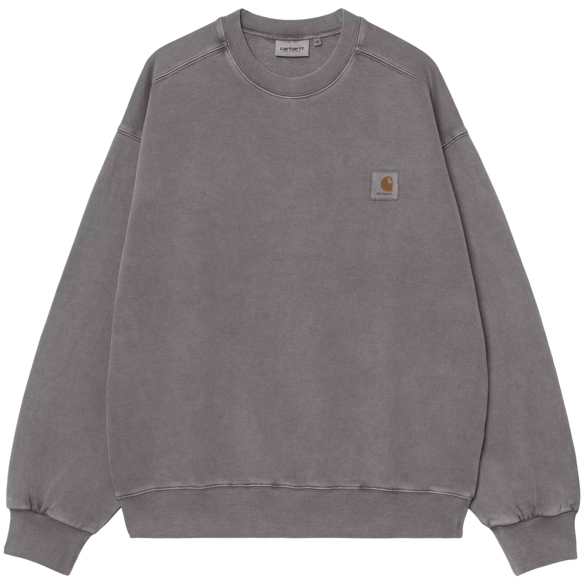 Carhartt WIP Vista Sweatshirt Black Graphite Garment Dyed