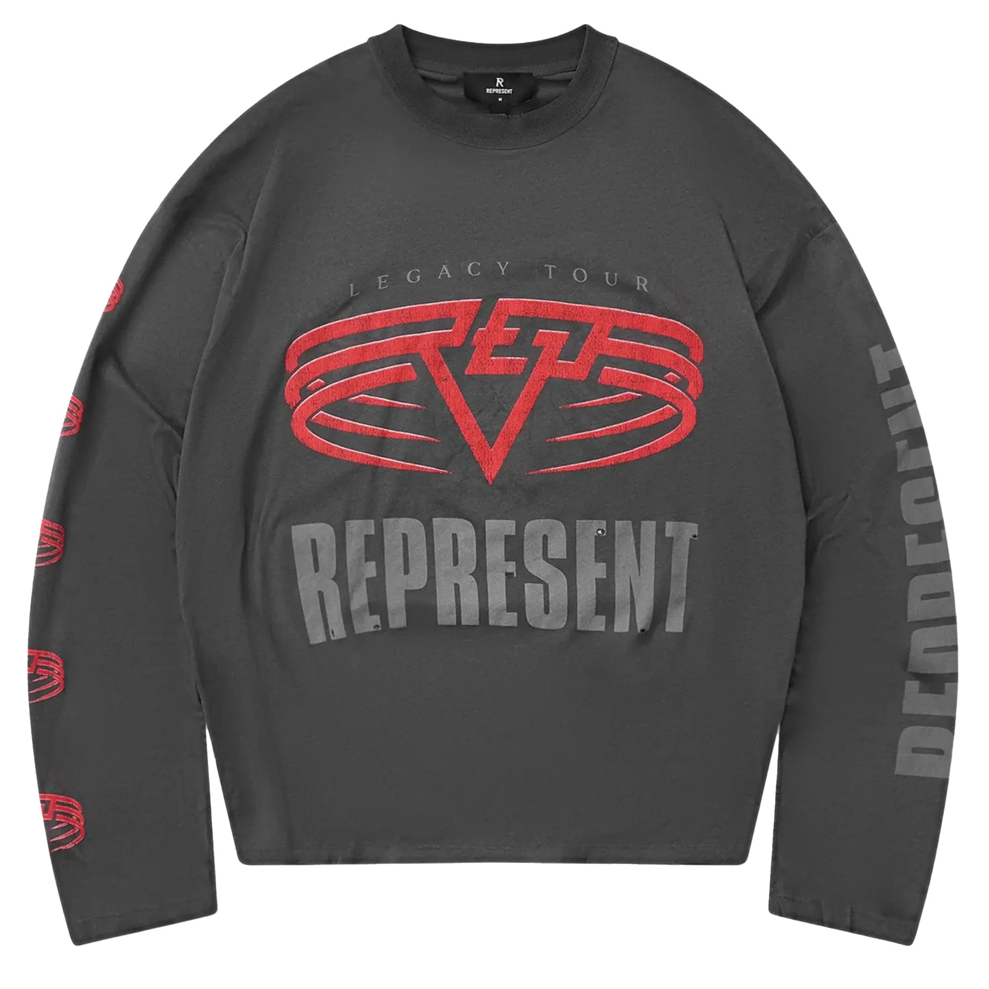 Represent Reversible Living Legacy Tour Longsleeve T-Shirt Sun Fade Grey