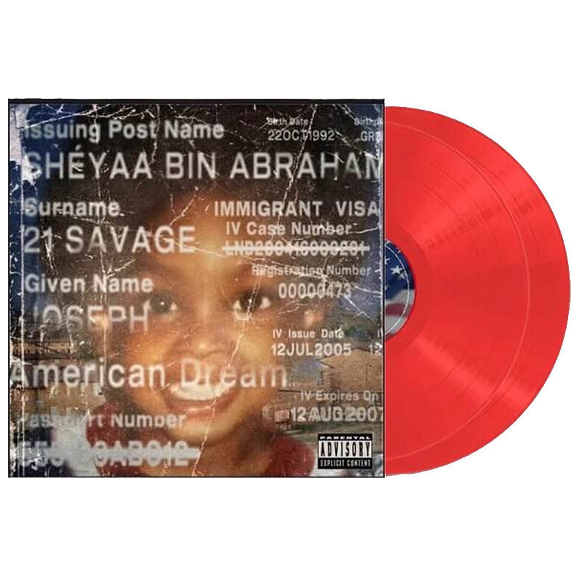 21 Savage - American Dream (Red Coloured) Vinyl