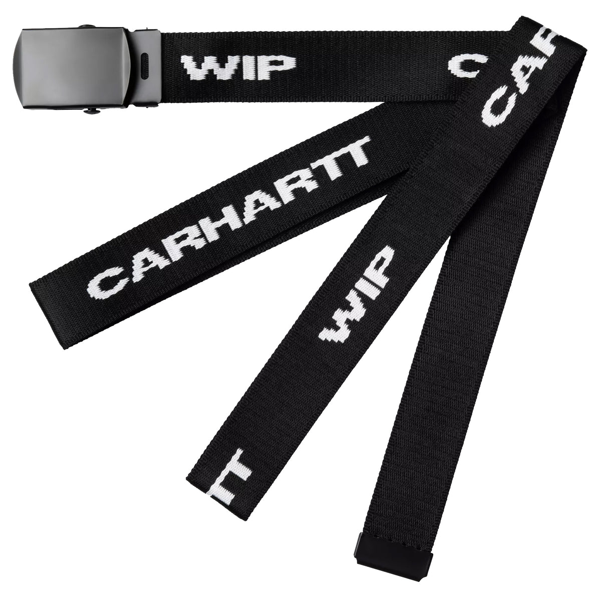 Carhartt WIP Chapter Script Belt Black