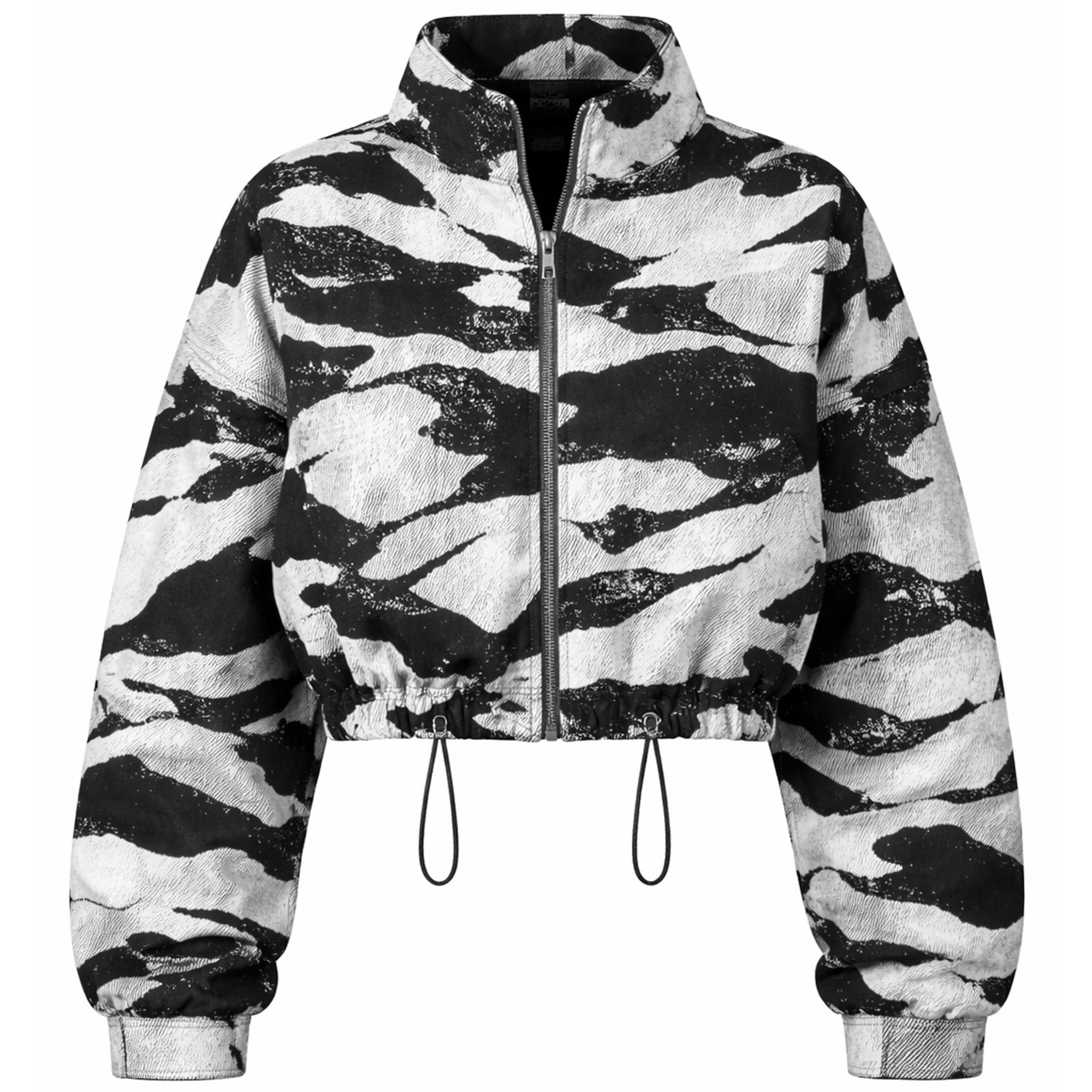 PLA4 CAMO BLACK DENIM JACKET