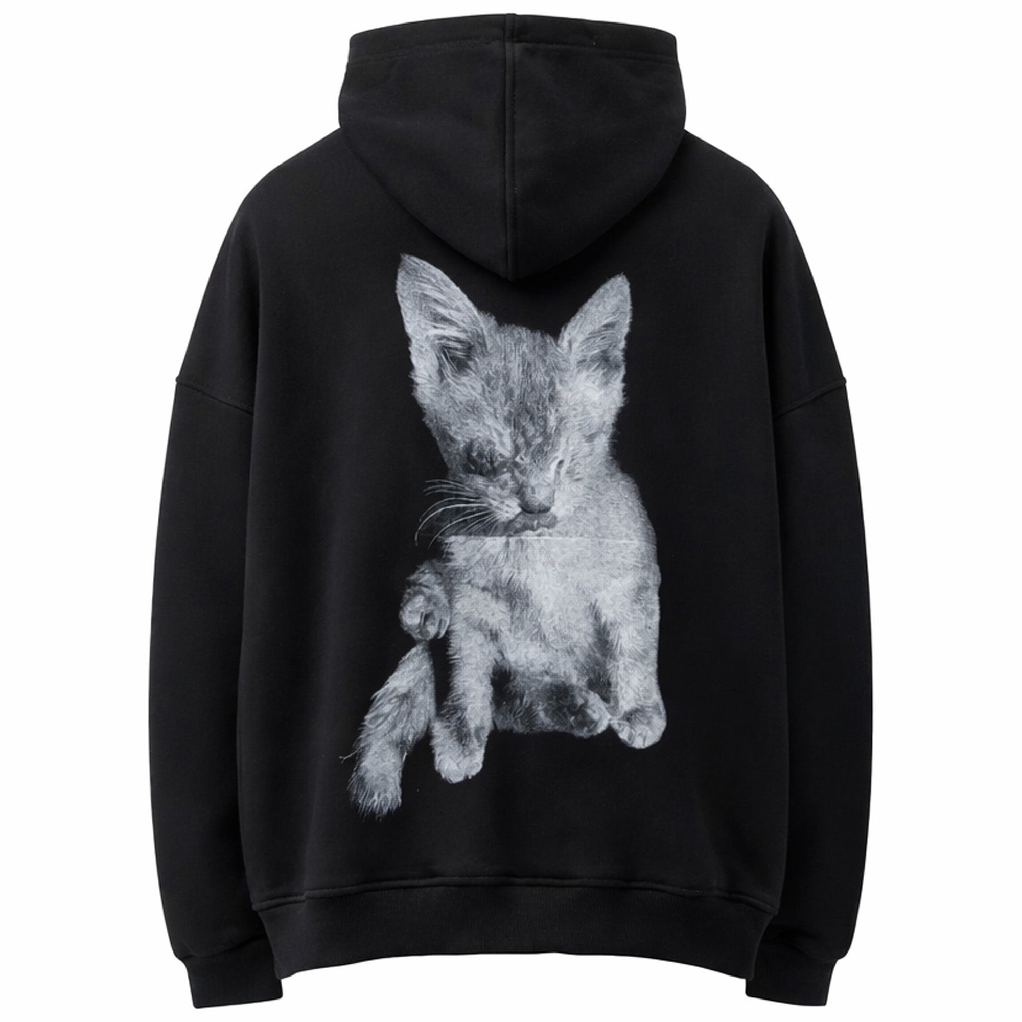 Pla4 Pusha Over Hoodie Black