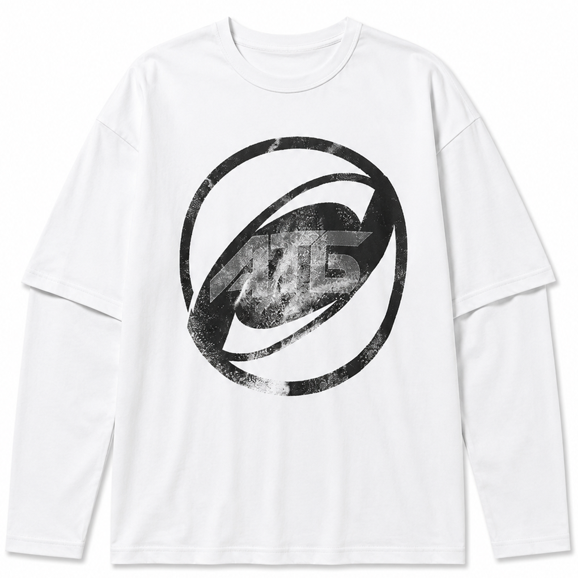 MARKET WHITE LONG-SLEEVED T-SHIRT
