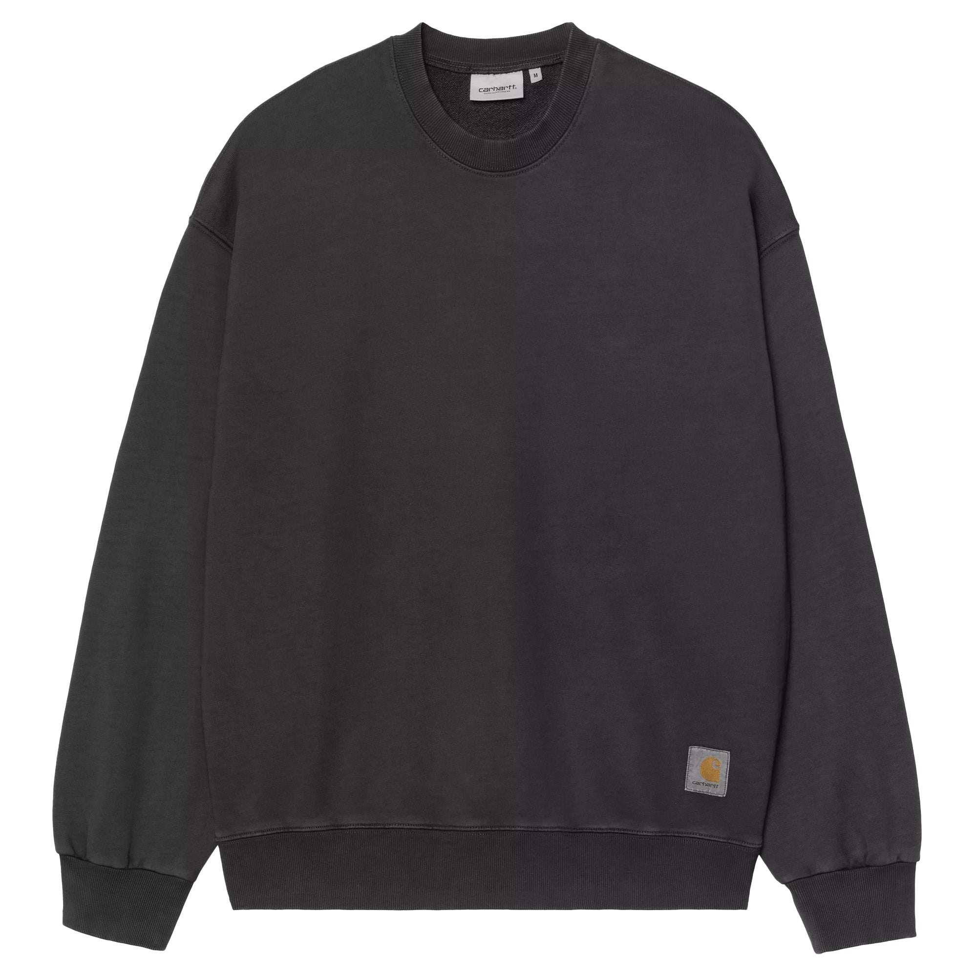 Carhartt WIP Hudson Sweatshirt Black Chalk Wash