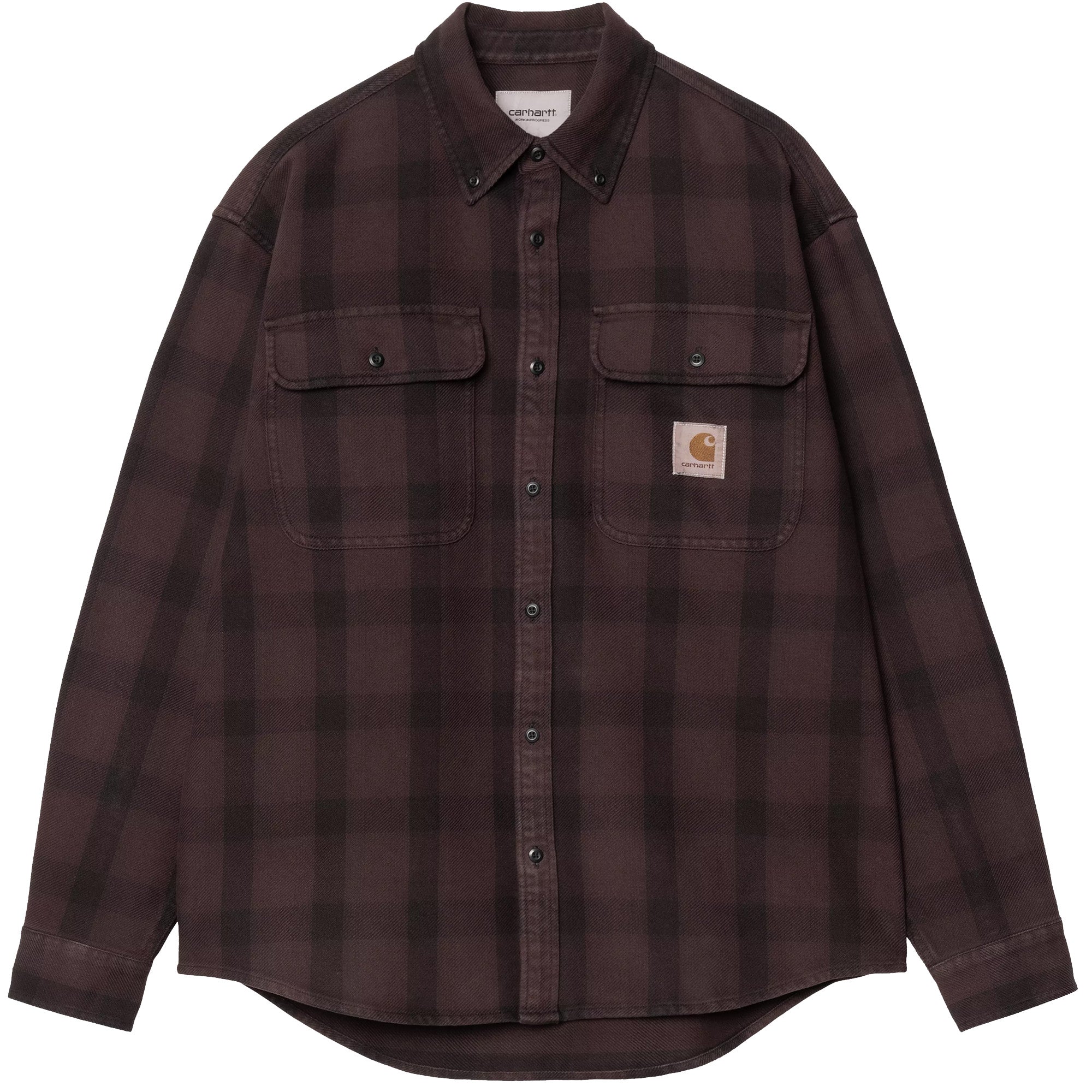 Carhartt L/S Edmands Shirt Edmands Check Palisander
