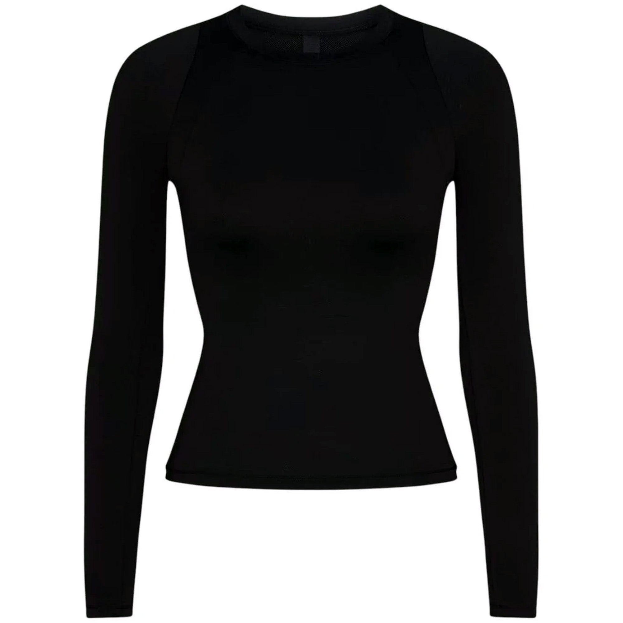 NikeSKIMS Airy Women's Long-Sleeve Crew-Neck Top Obsidian