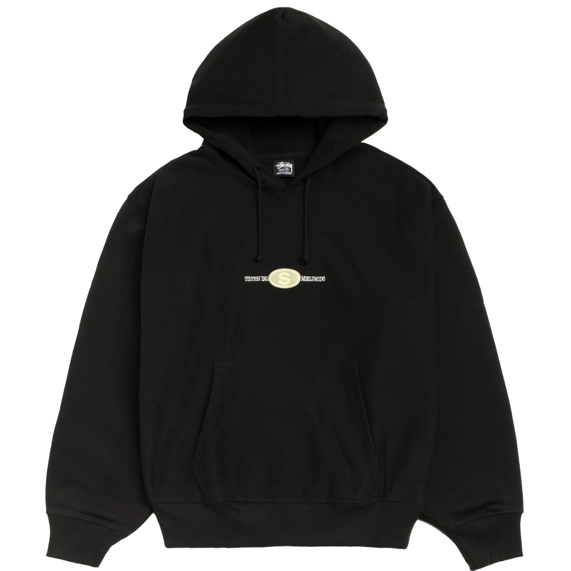 Stussy Worldwide Dot Hoodie Black - 1925121-BLACK