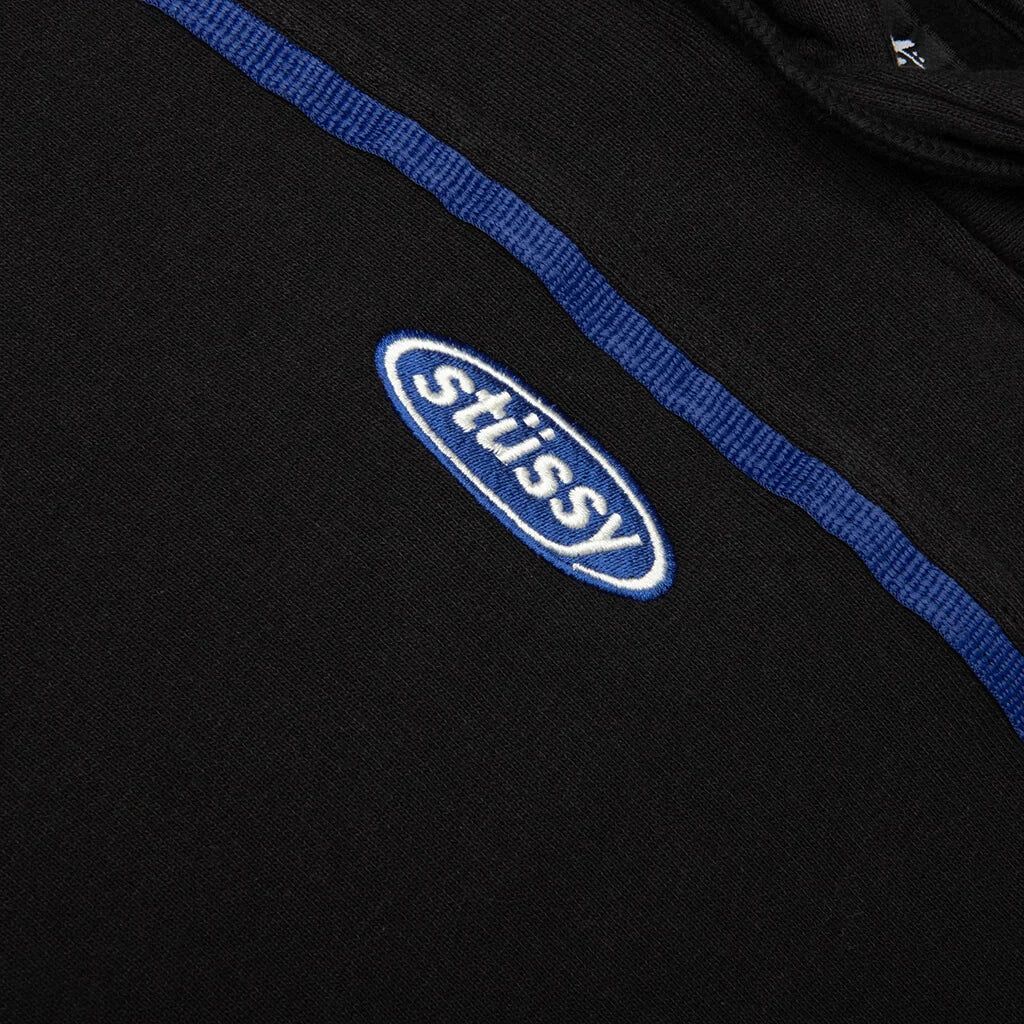 Stussy Oval Pullover Hoodie Black