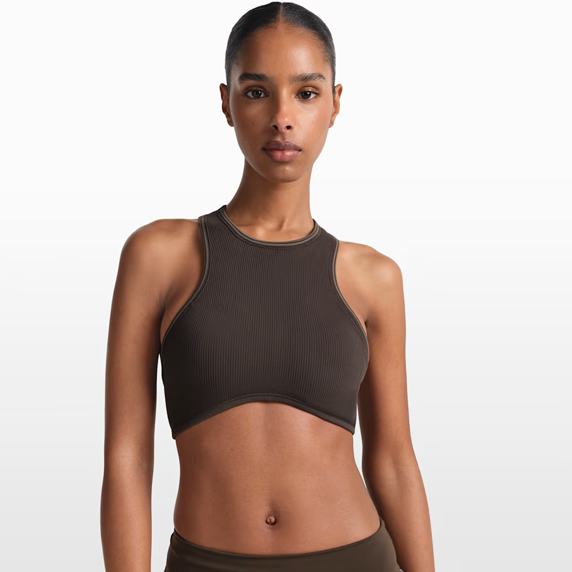 NikeSKIMS Ribbed Seamless Women's Racerneck Bra