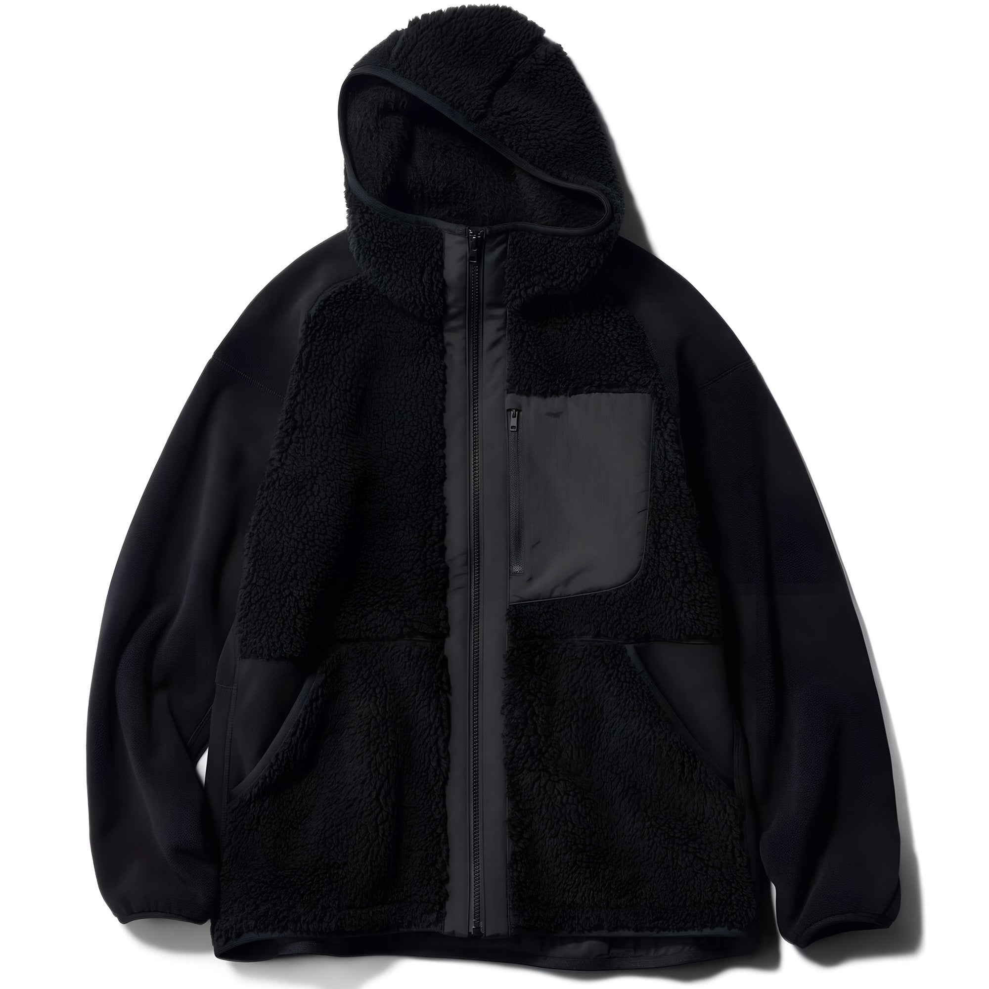 Uniqlo Fleece Black Hoodie