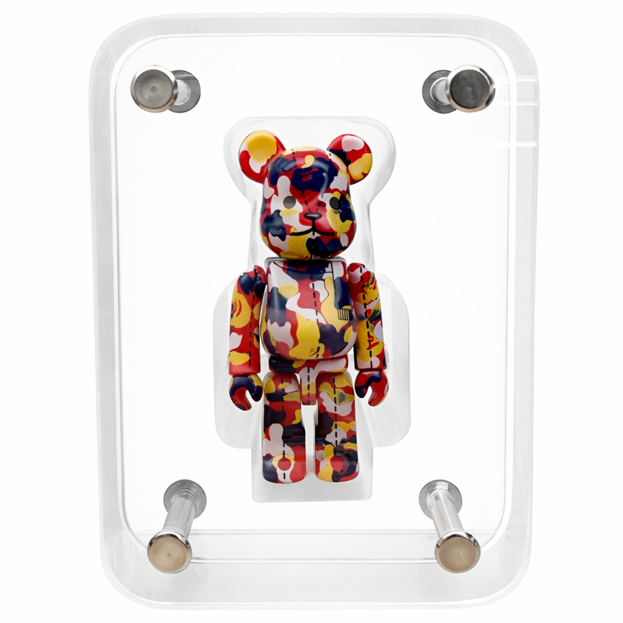 Bearbrick x A Bathing Ape 28th Anniversary Camo Shark #4 100% Multicolor