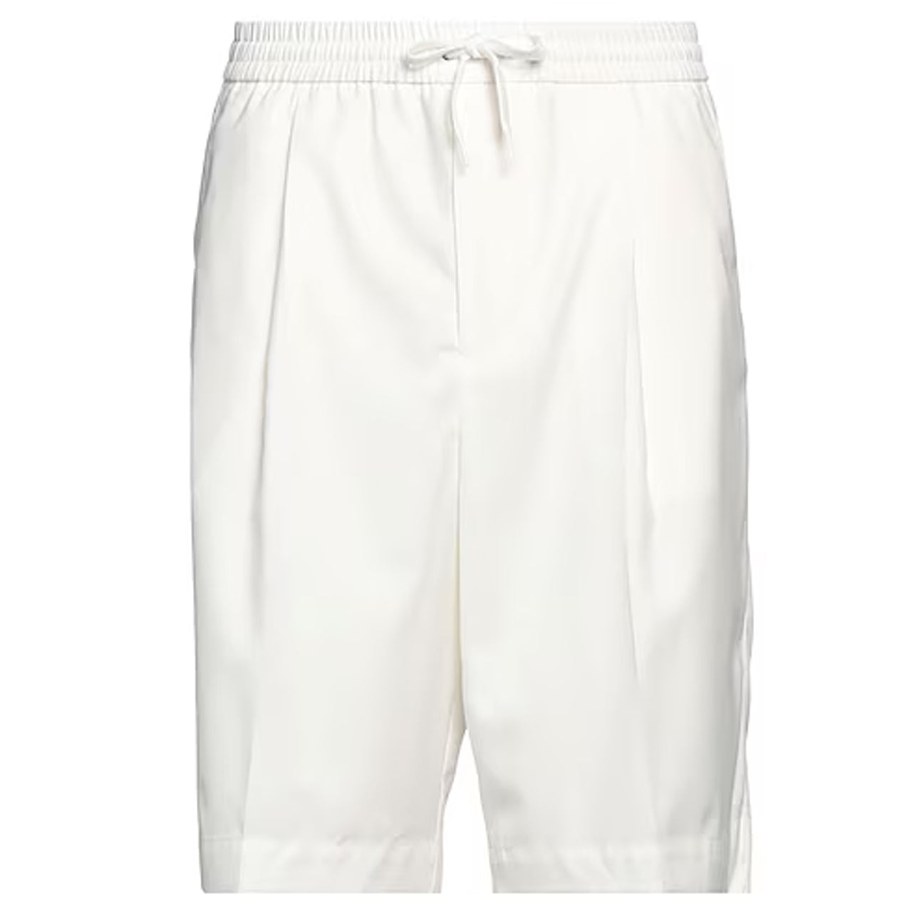 Armani Exchange Men's Drawstring Bermuda Sweat Shorts White Navy