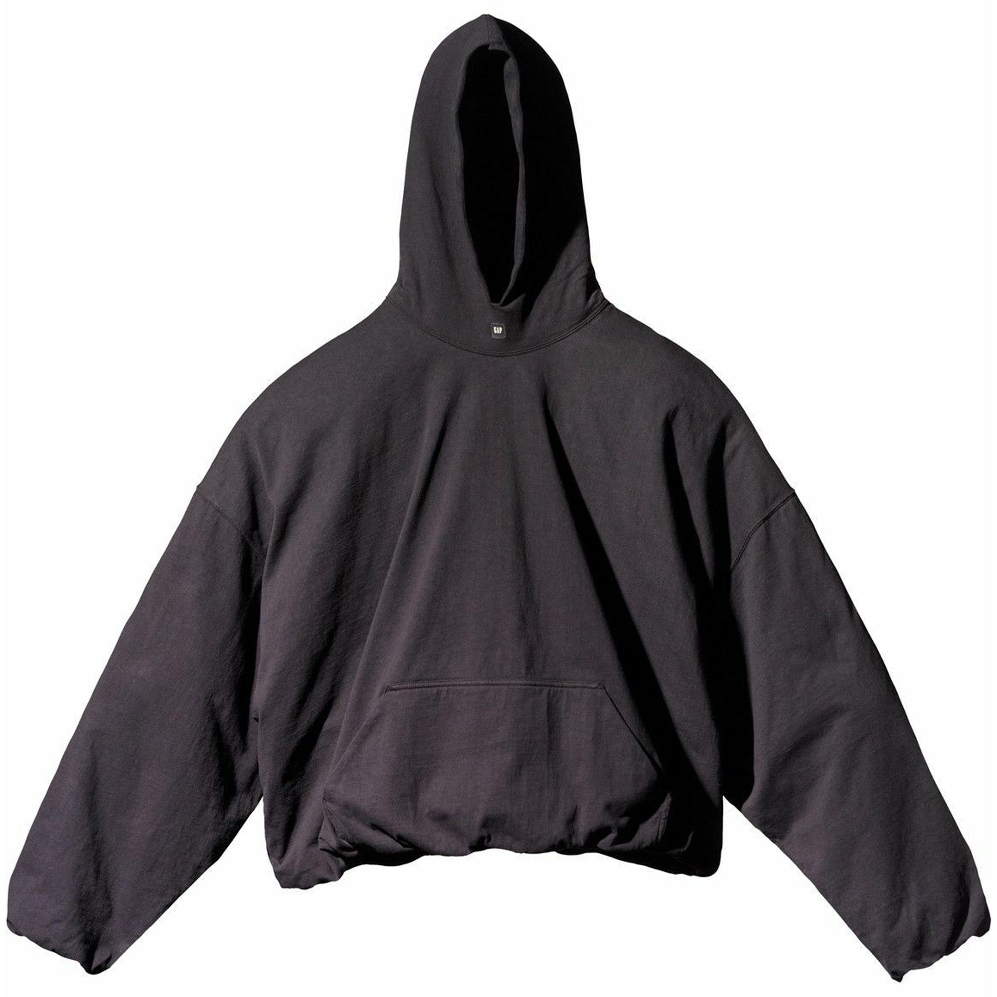 YEEZY GAP ENGINEERED BY BALENCIAGA Padded Cotton Jersey Hoodie Black