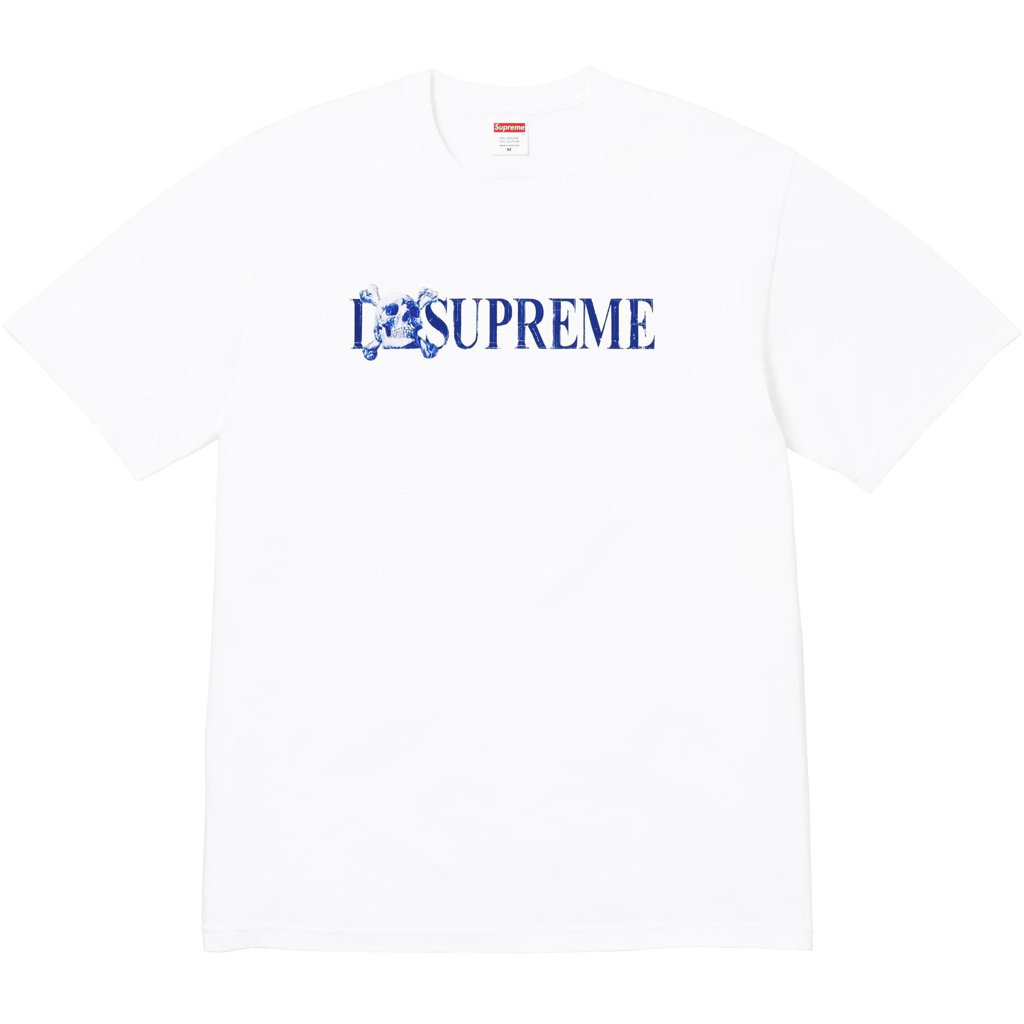 Supreme Skull Tee White FW25