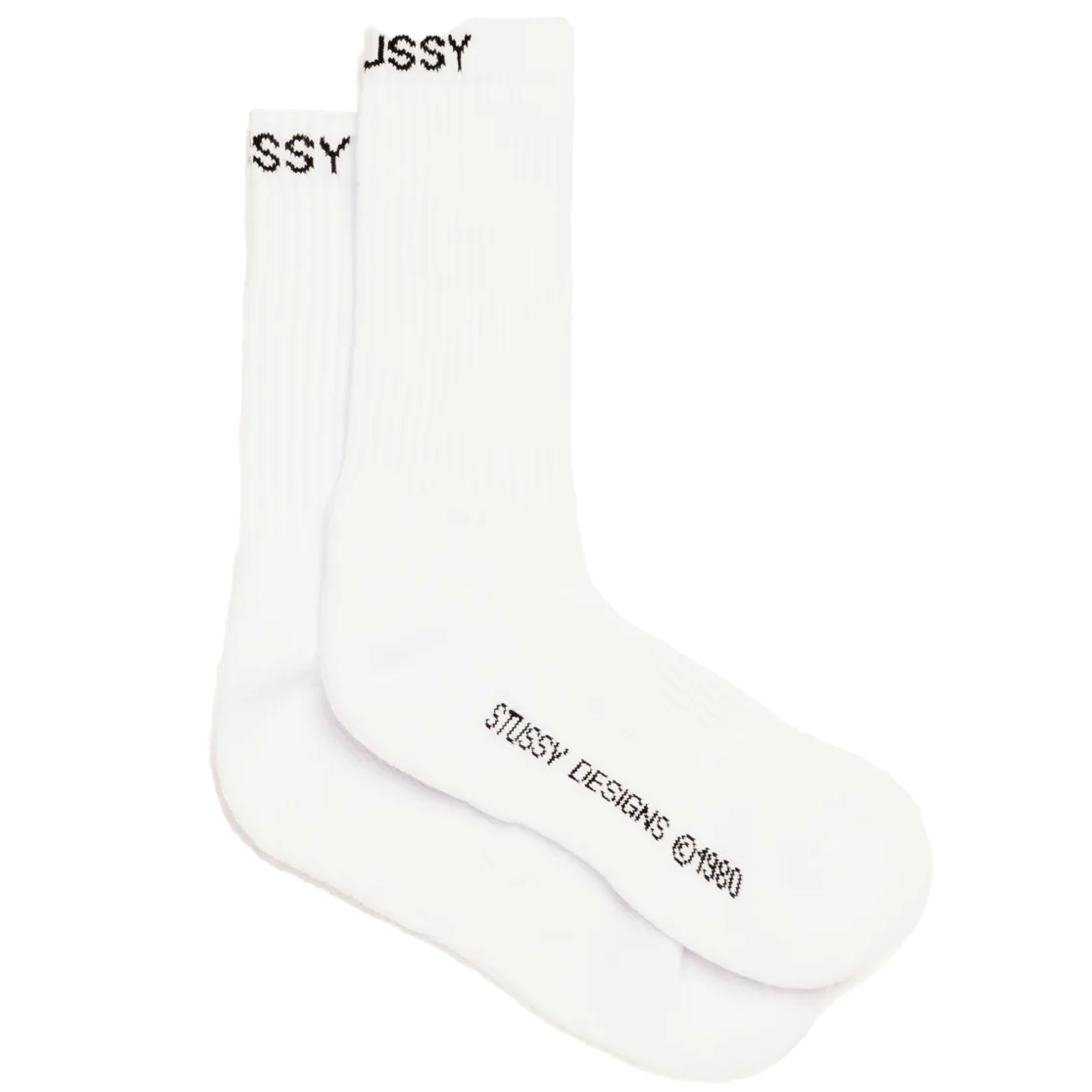 Stussy ATHLETIC CREW SOCK White
