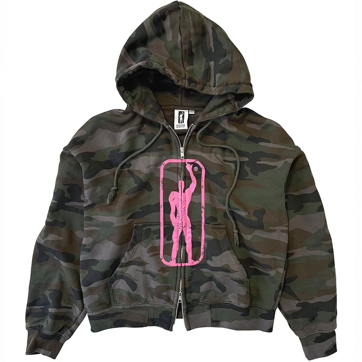 Alchevsque Camo Pink Zip Hoodie