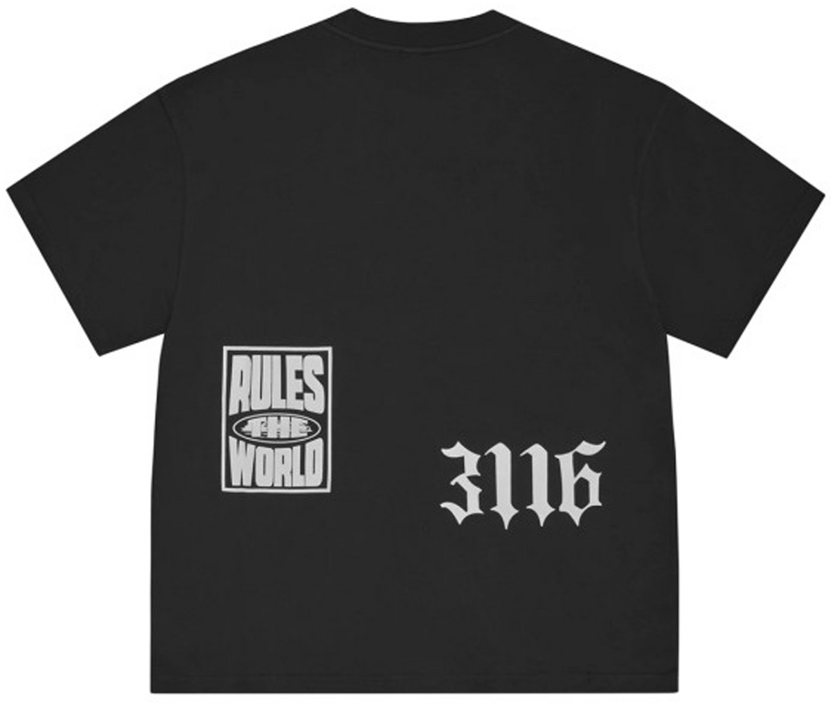 Corteiz x Always Do What You Should Do OG Alweiz Tee Black