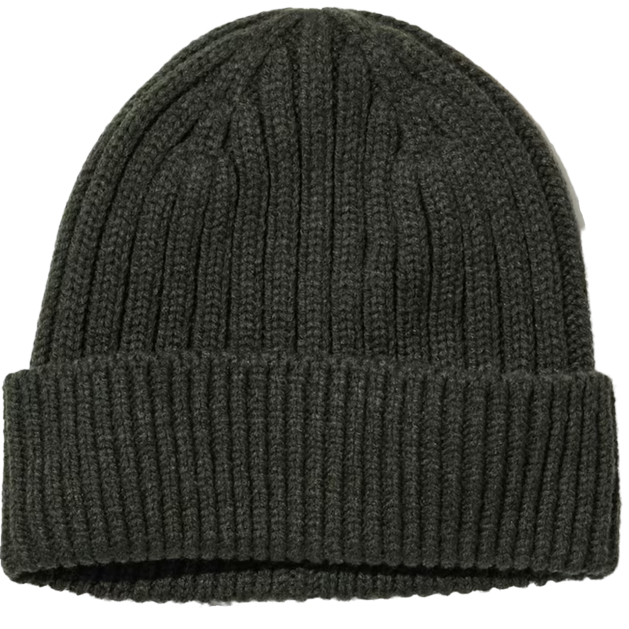 Uniqlo Heattech Beanie Ribbed Olive