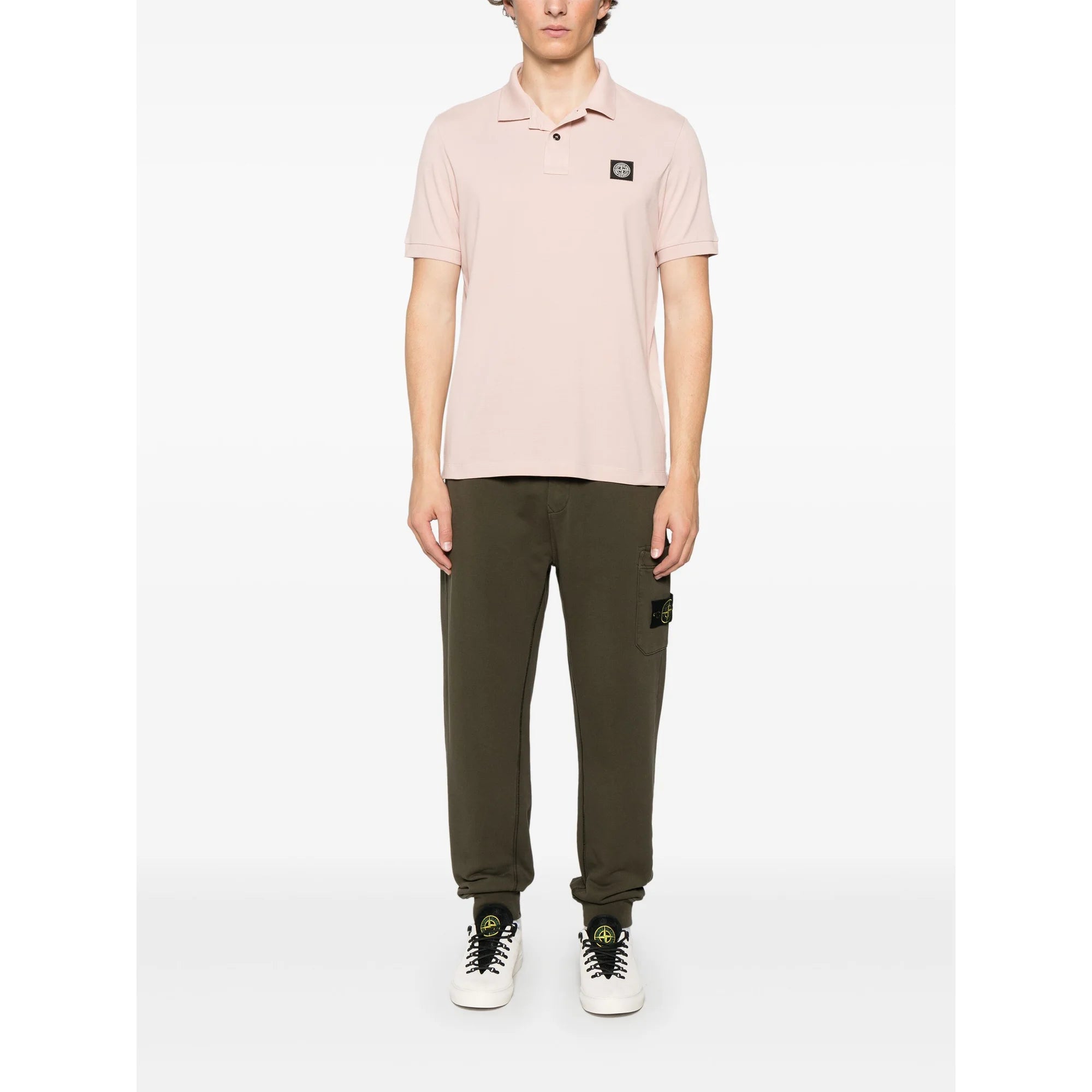 Stone Island Polo Slim Fit Peach
