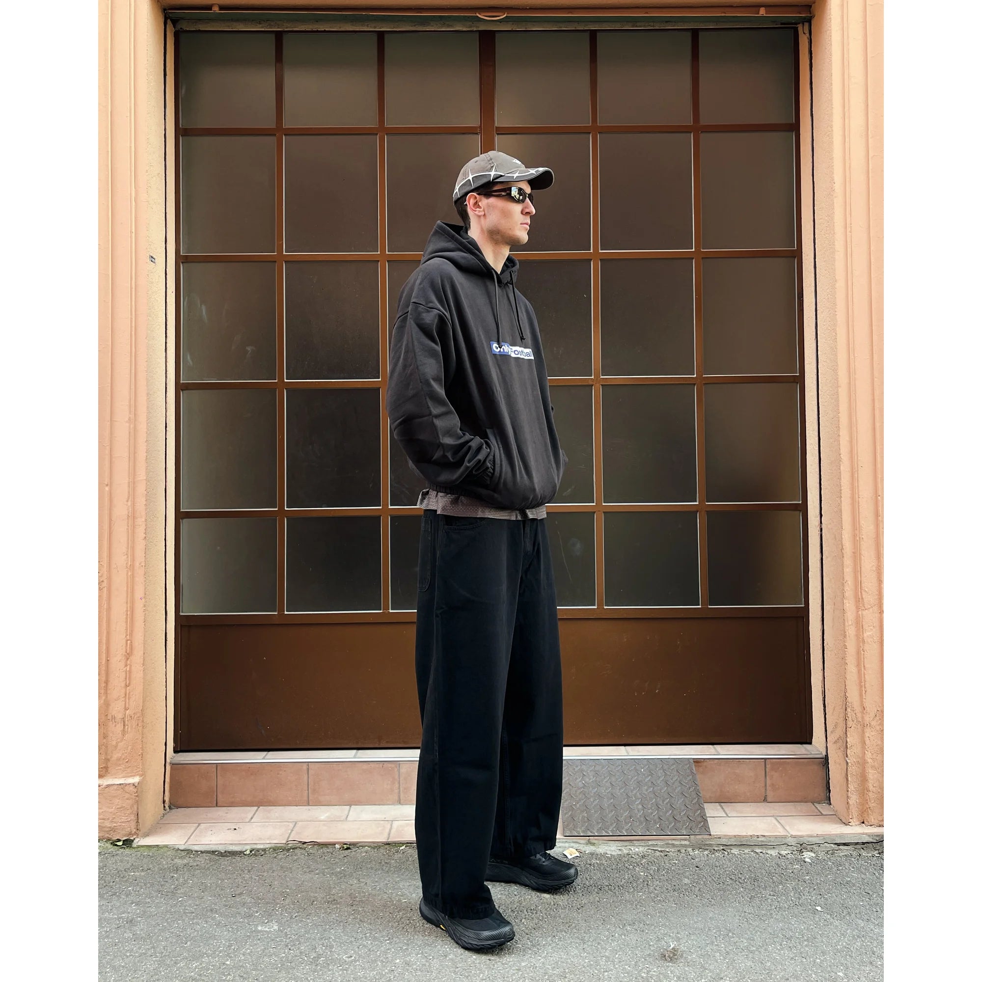 Umbro x Slam Jam Only Football Masked Hoodie Washed Black