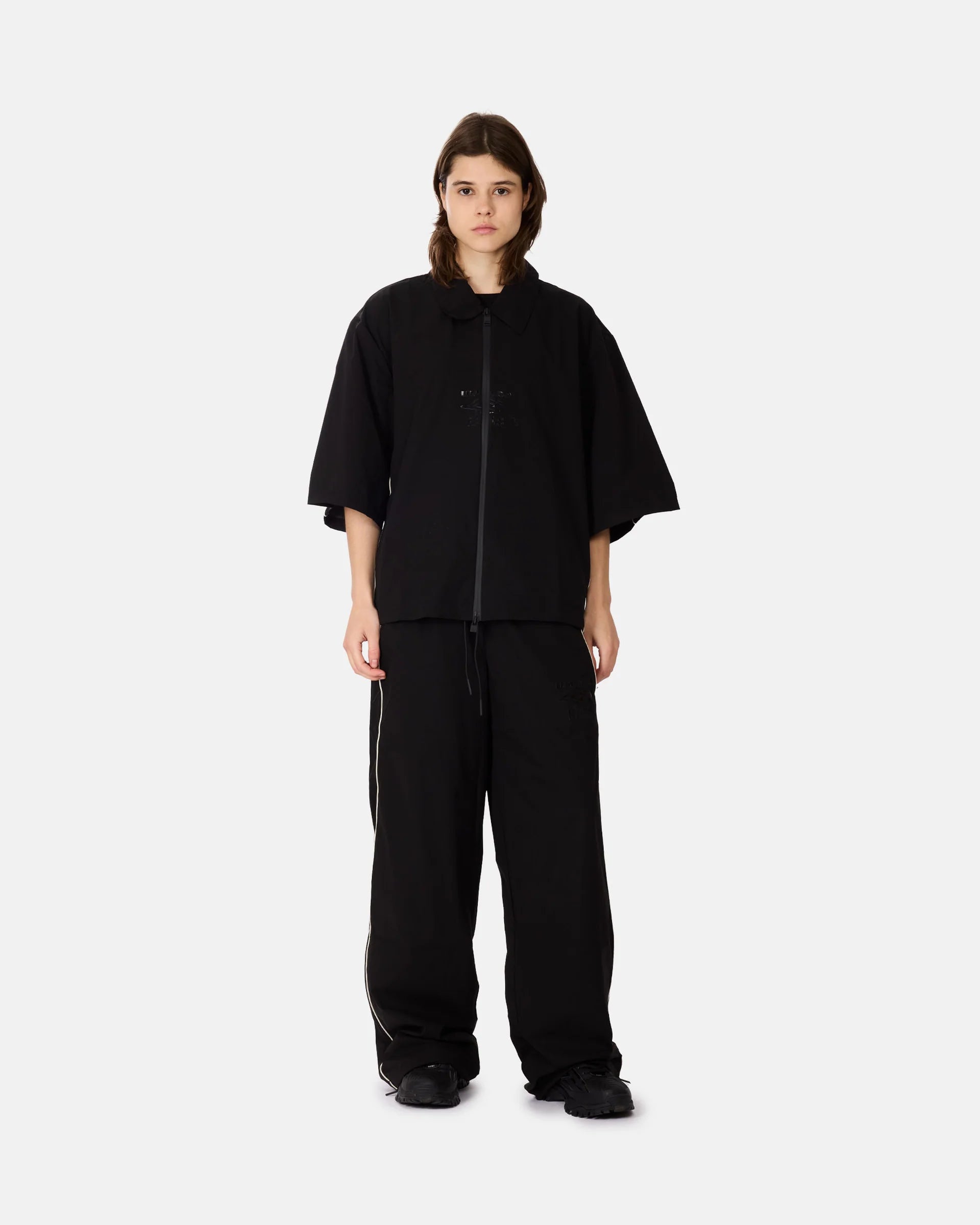 Rains x Umbro Drill Unisex Overshirt Black