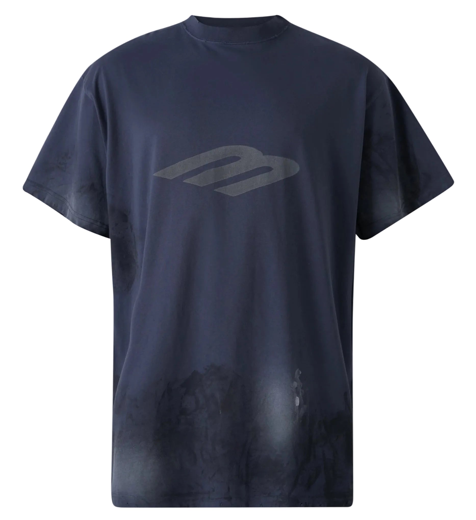 Balenciaga Stencil Tee Blue