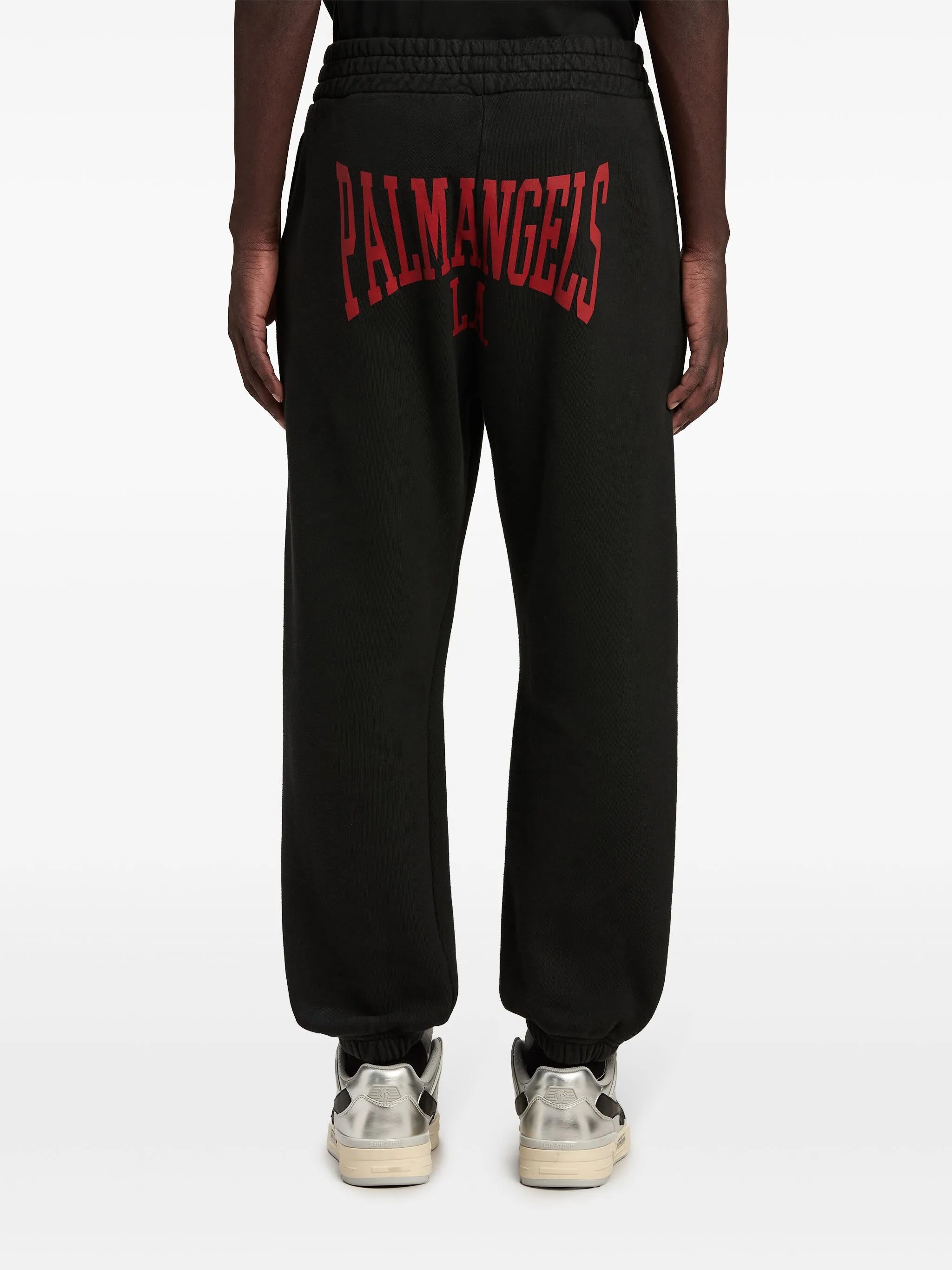 Palm Angels College Cotton Track Pants Black