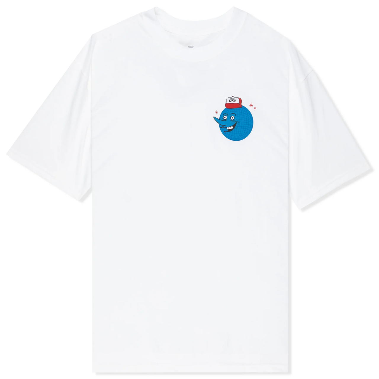 Nike SB Globe Guy Skate T-Shirt White