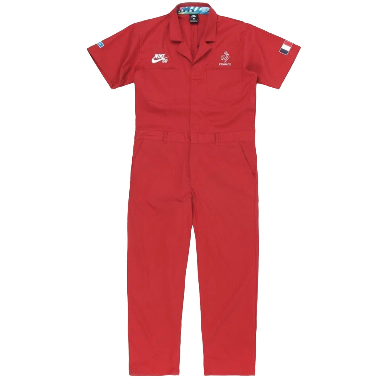 Nike x SB Parra Olympics France Skate Coveralls Red