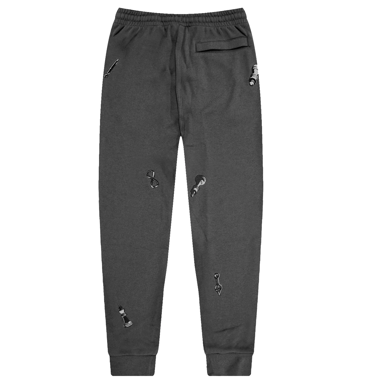 Nike Lebron James Sweatpants Gray Chess Pattern Gray