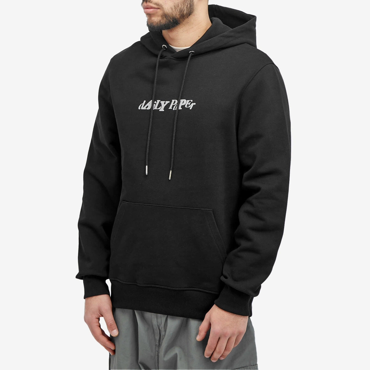 Daily Paper Unified Type Hoodie Black