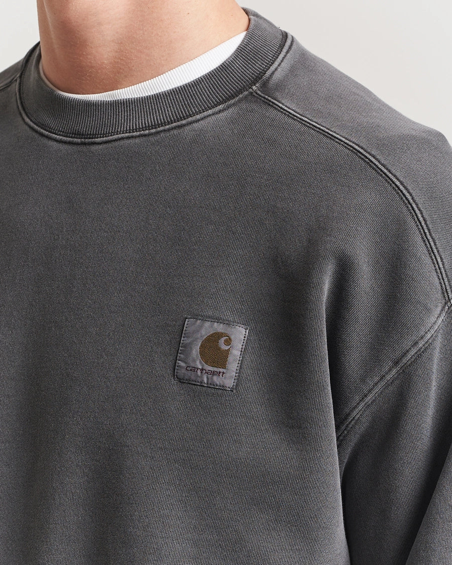 Carhartt WIP Nelson Sweatshirt Graphite Garment Dyed