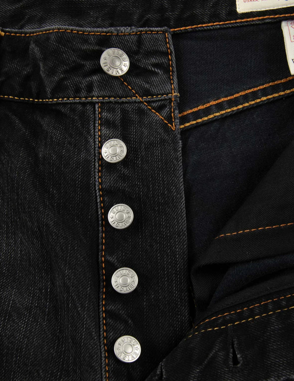 Evisu Daicock Print Baggy Fit Denim Jeans