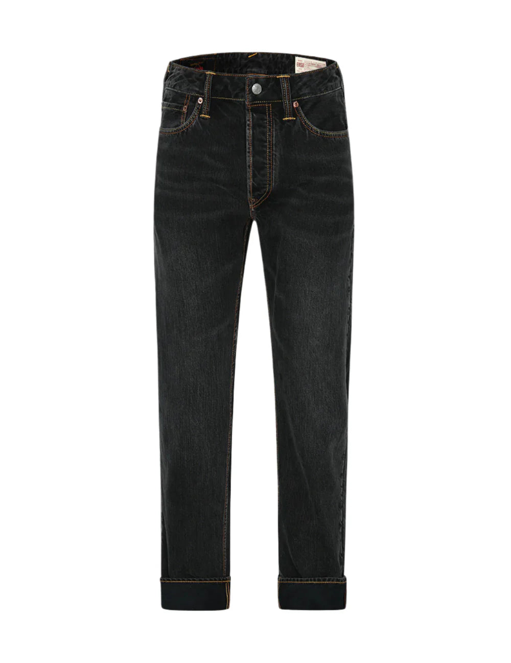 Evisu Daicock Print Baggy Fit Denim Jeans