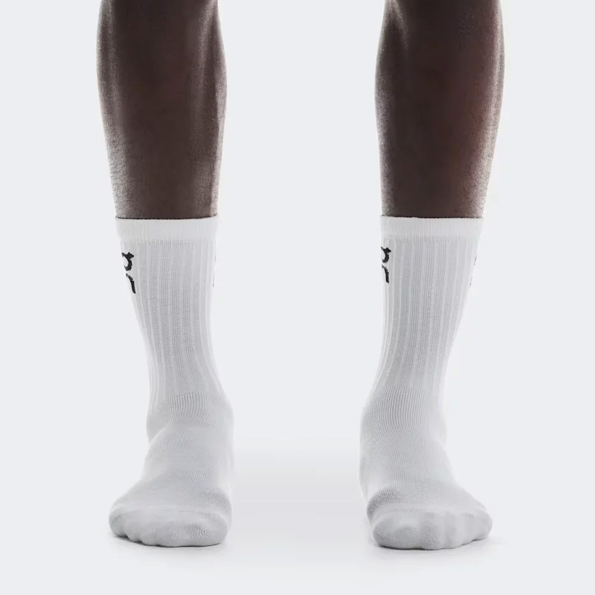 On Logo Sock High 3-Pack White