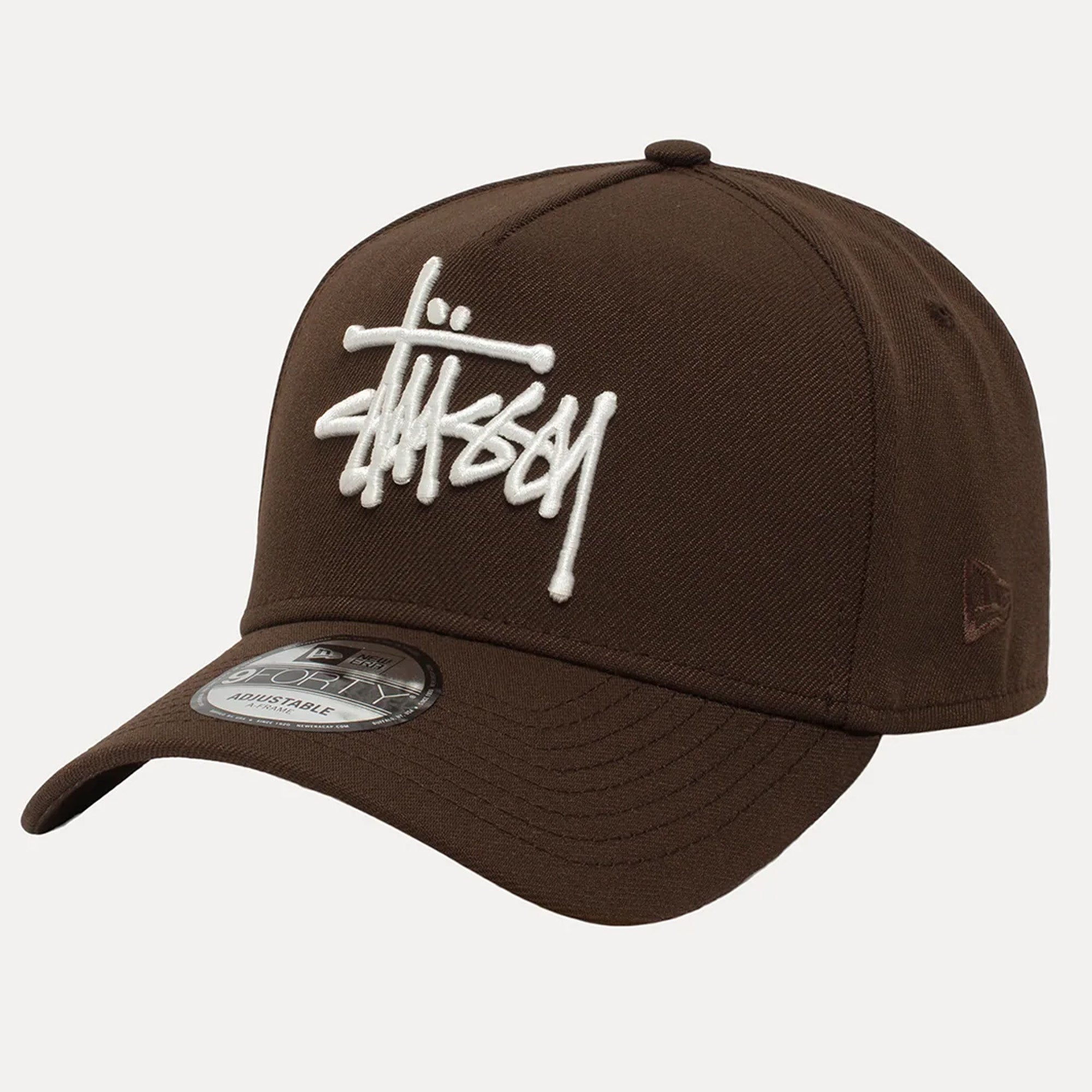 Stussy New Era 9FORTY Strapback Brown