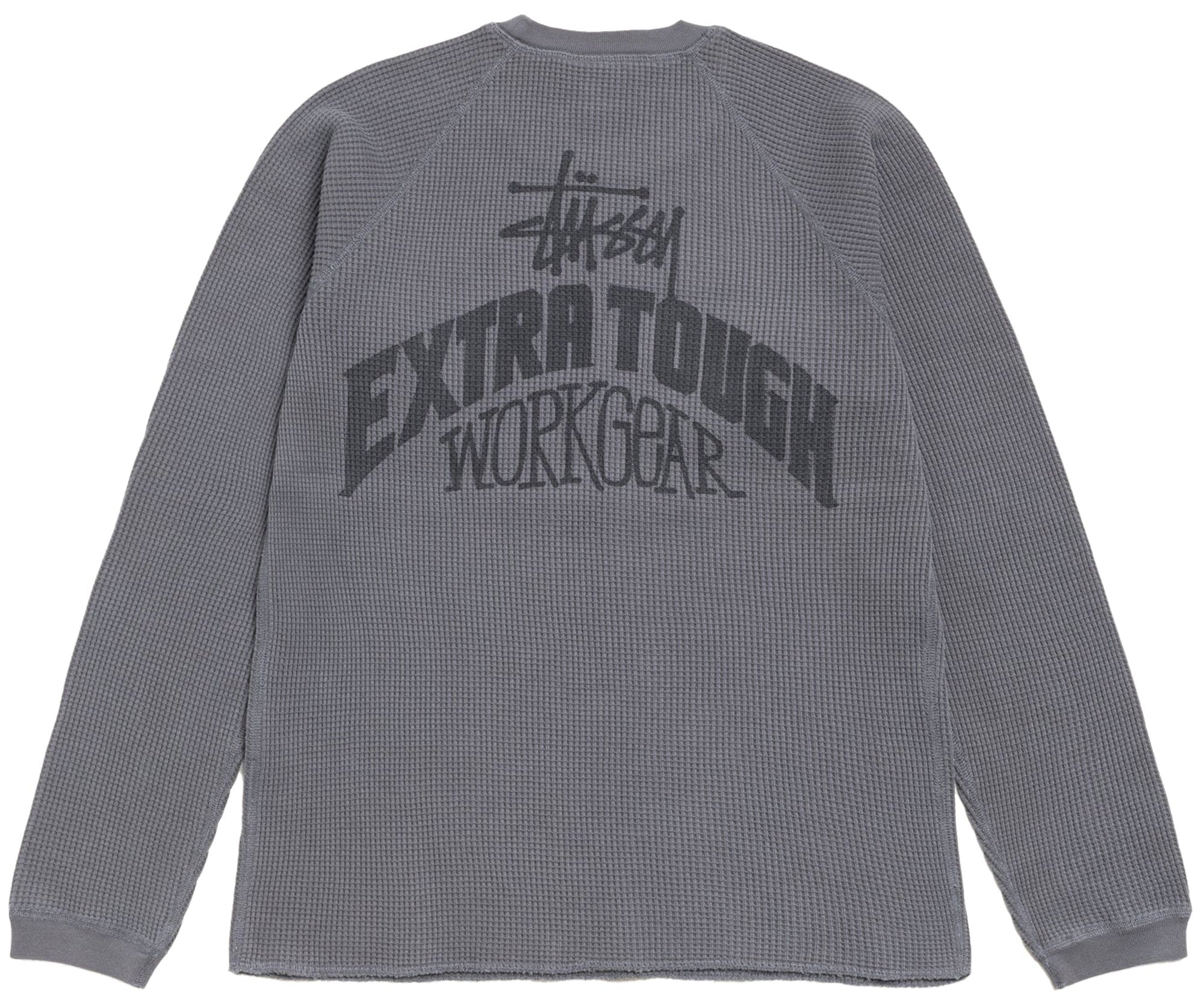 Stussy EXTRA TOUGH RAGLAN THERMAL Charcoal