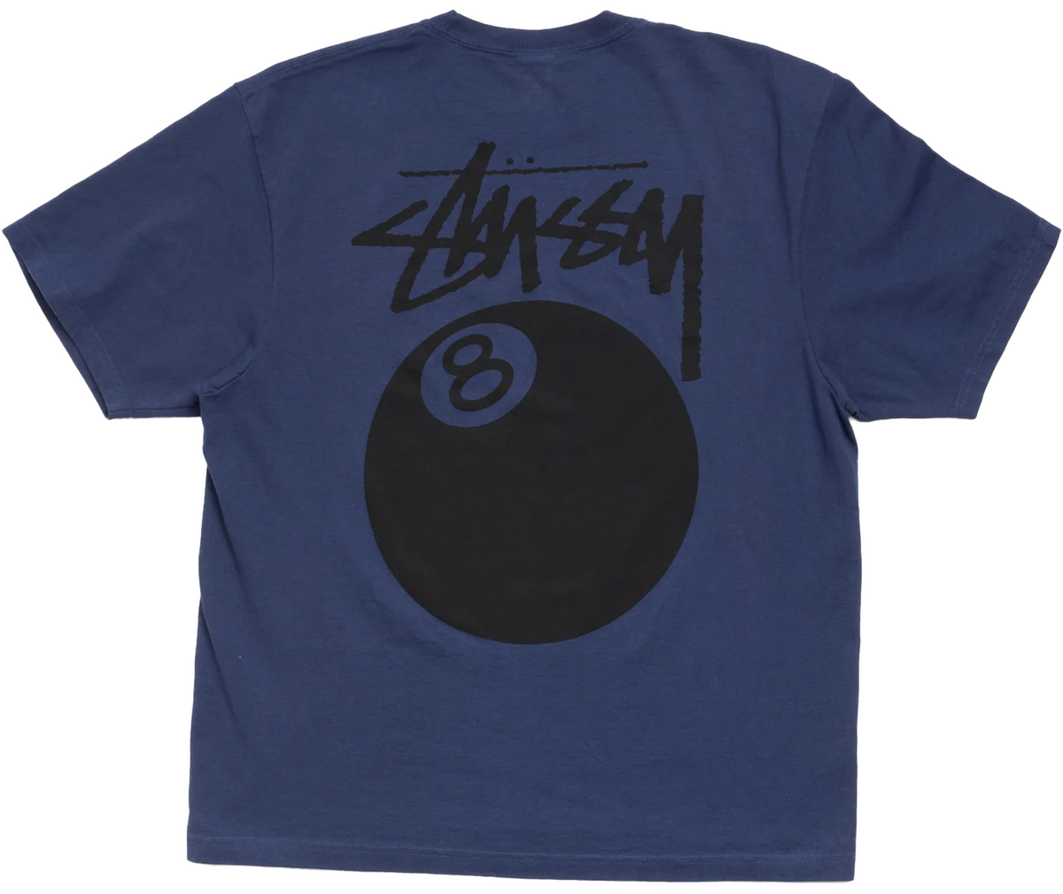 Stussy 8 Ball T-shirt Midnight Blue Pigment Dyed