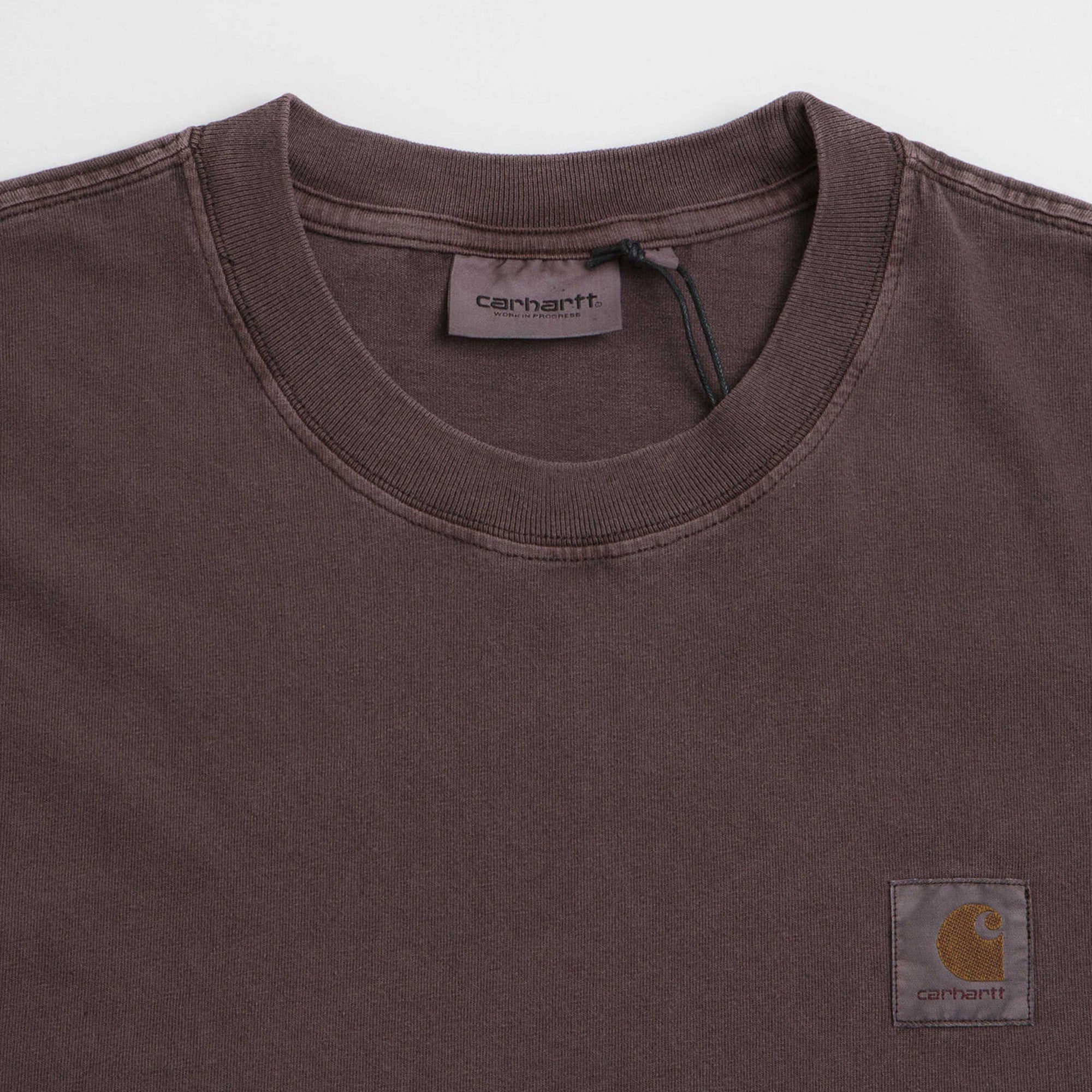 Carhartt WIP S/S Vista T-Shirt Brown Palisander Garment Dyed