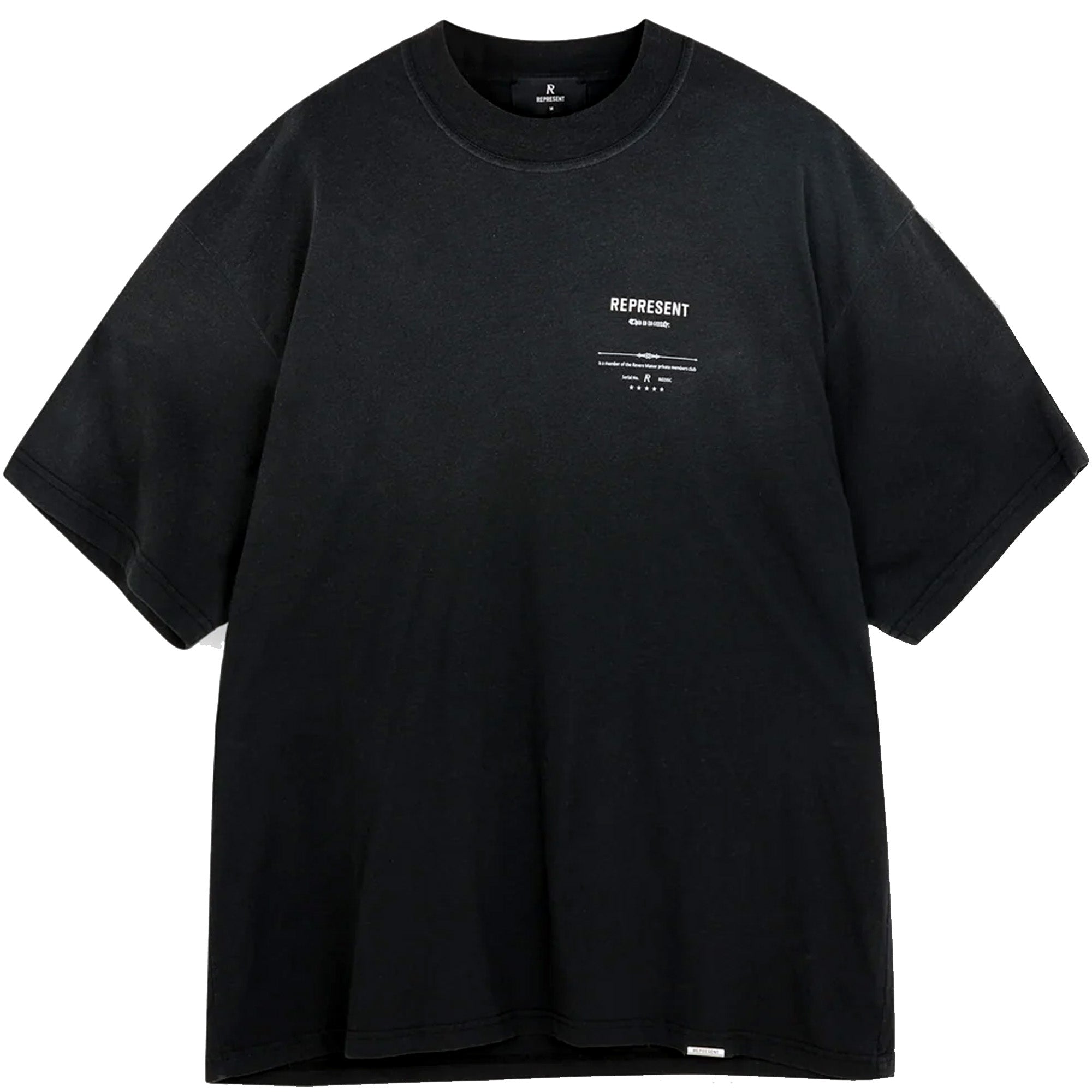 Represent Revere Manor Tee Stained Black