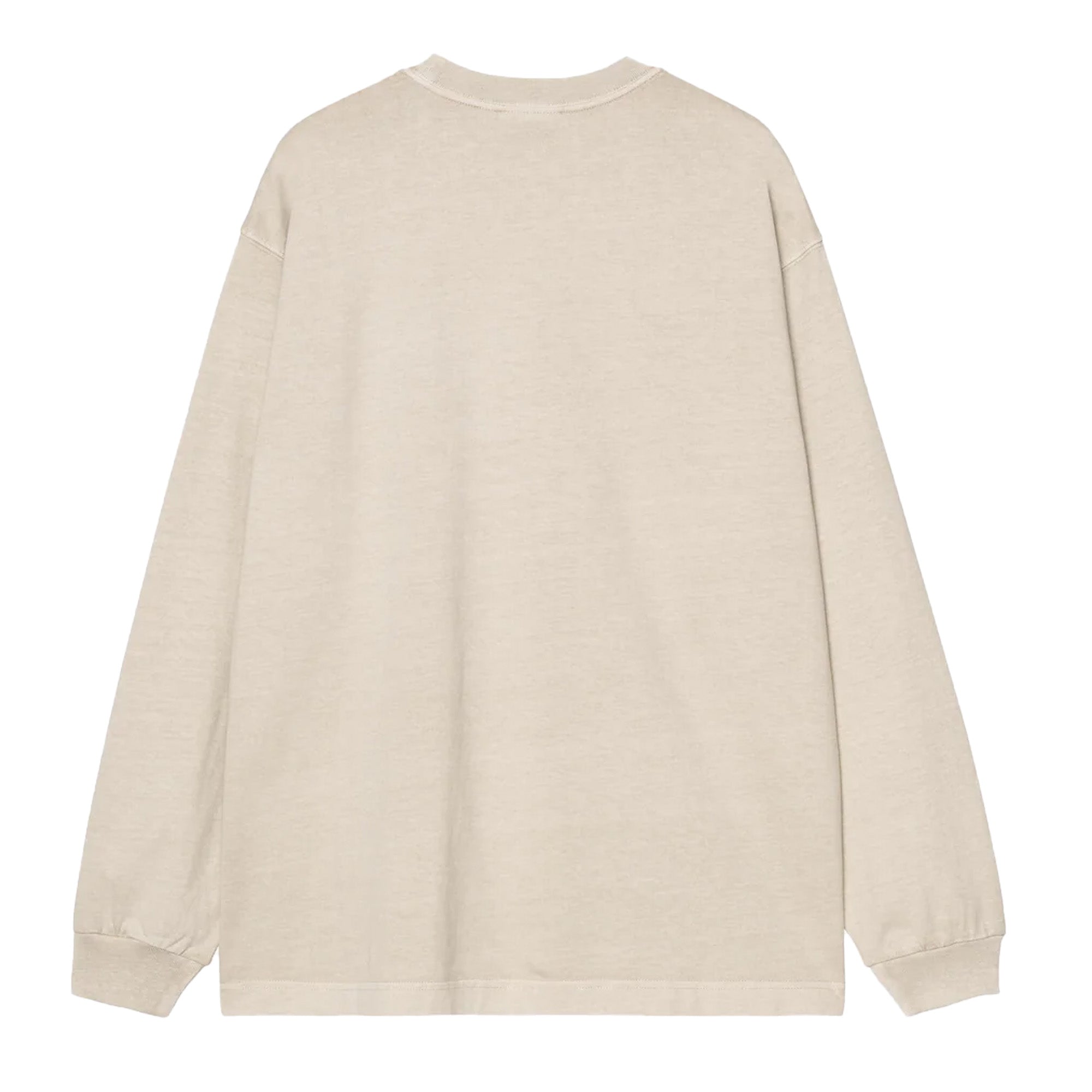 Carhartt WIP Vista Longsleeve T-Shirt Fleur De Sel Garment Dyed