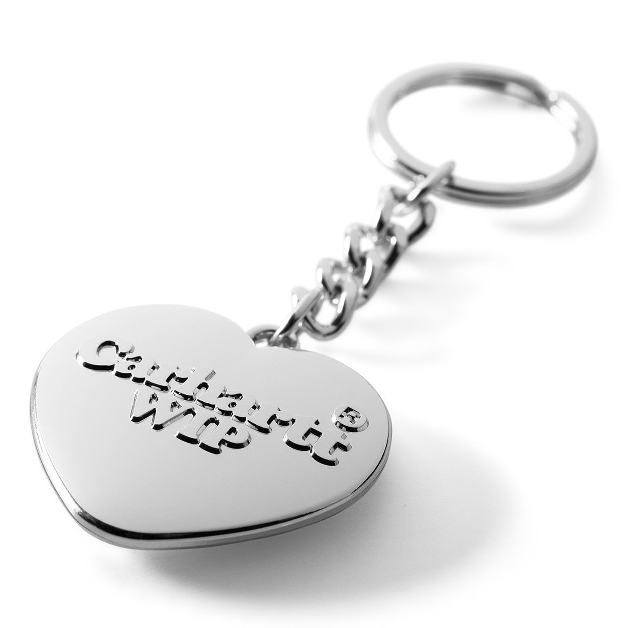 Carhartt WIP Heart Keychain Silver