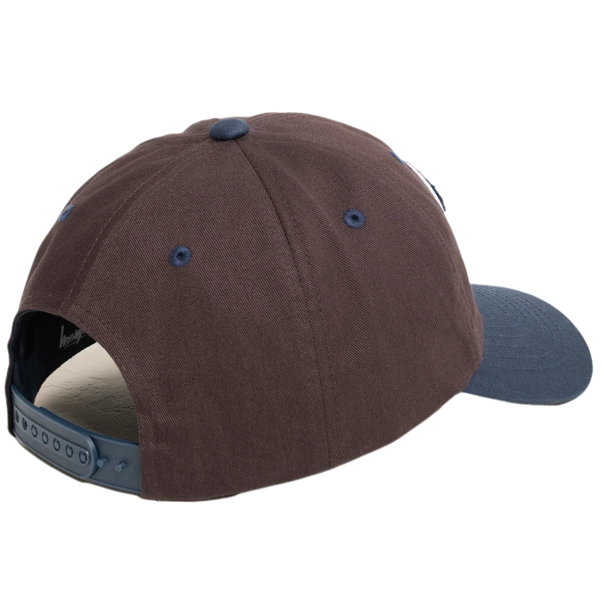 Stussy Chenille S Snapback Cap Dark Brown