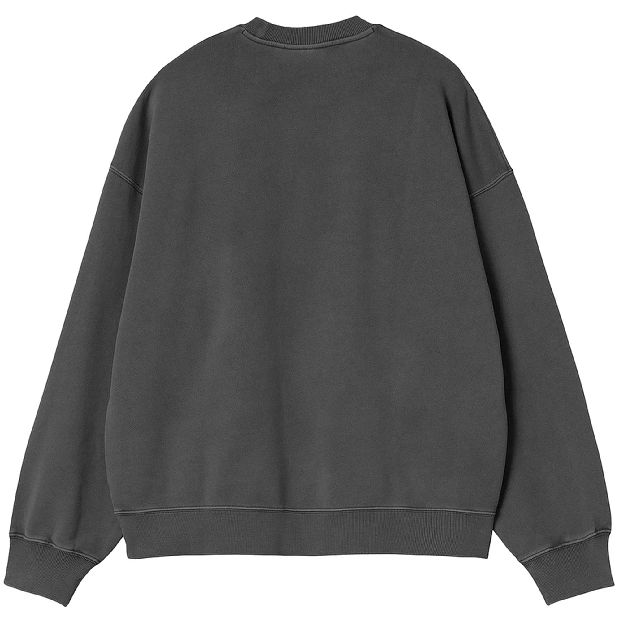 Carhartt WIP Benton Sweatshirt Graphite Garment Dyed
